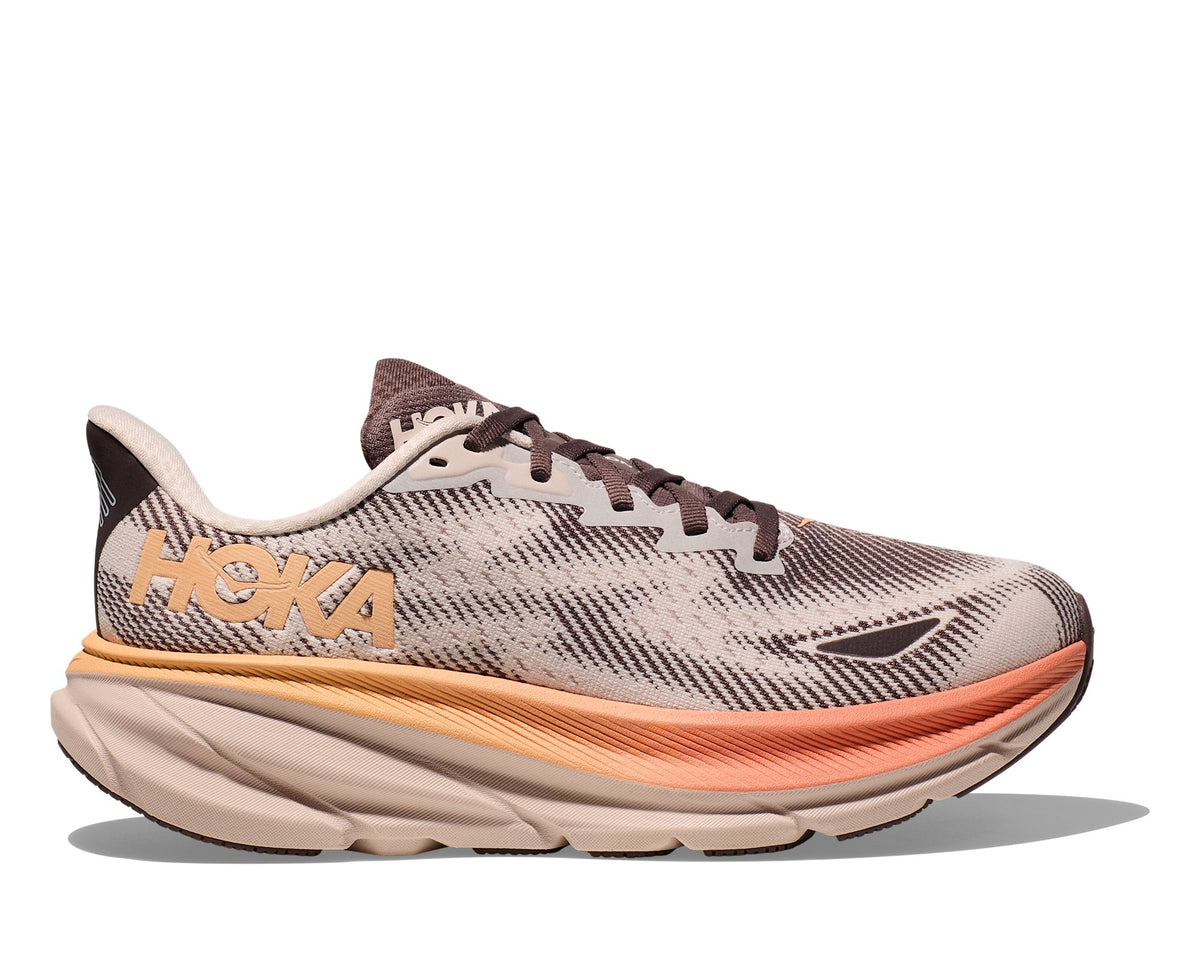 HOKA Clifton 9 GTX (Women's) - Cosmic Pearl / Smoky Quartz - view 1