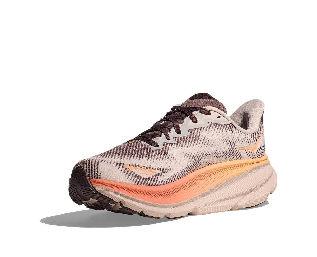 HOKA Clifton 9 GTX (Women's) - Cosmic Pearl / Smoky Quartz - view 3