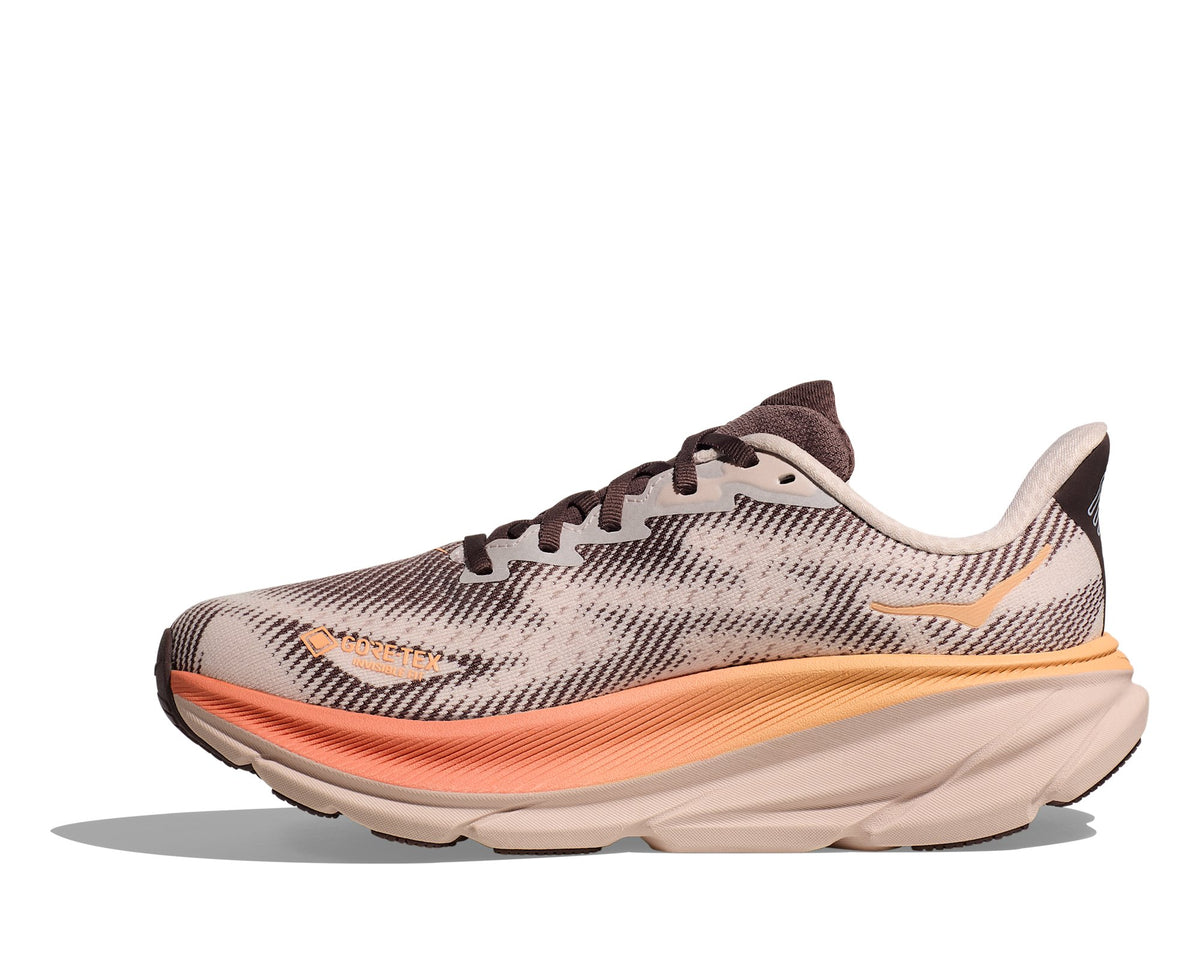 HOKA Clifton 9 GTX (Women's) - Cosmic Pearl / Smoky Quartz - view 8