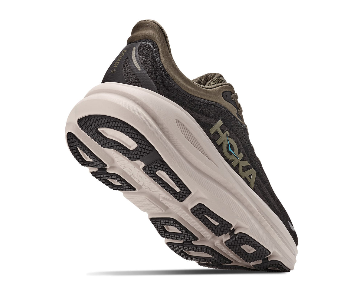 HOKA Bondi 9 (Men's) - Black / River Rock Grey - view 4
