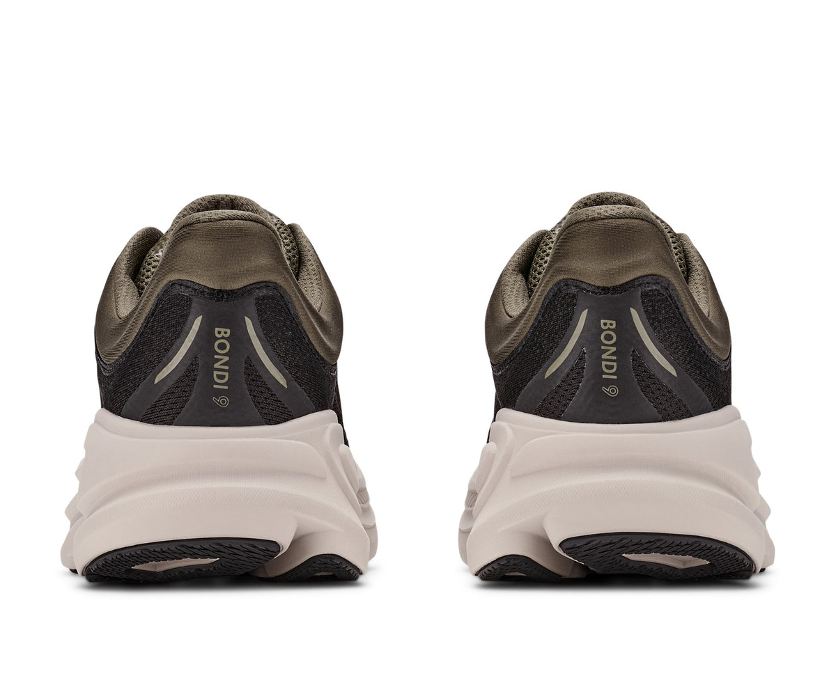 HOKA Bondi 9 (Men's) - Black / River Rock Grey - view 5
