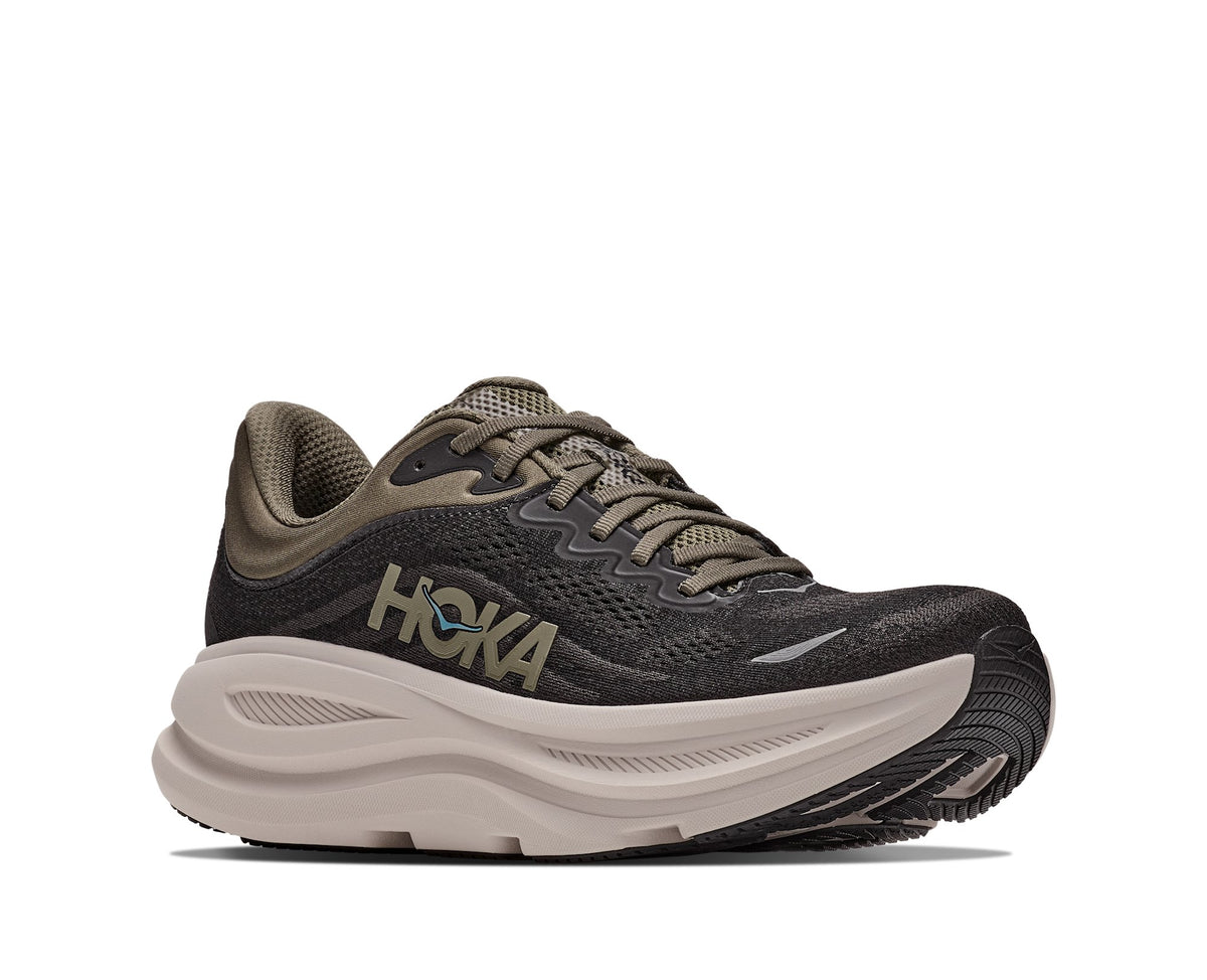 HOKA Bondi 9 (Men's) - Black / River Rock Grey - view 6