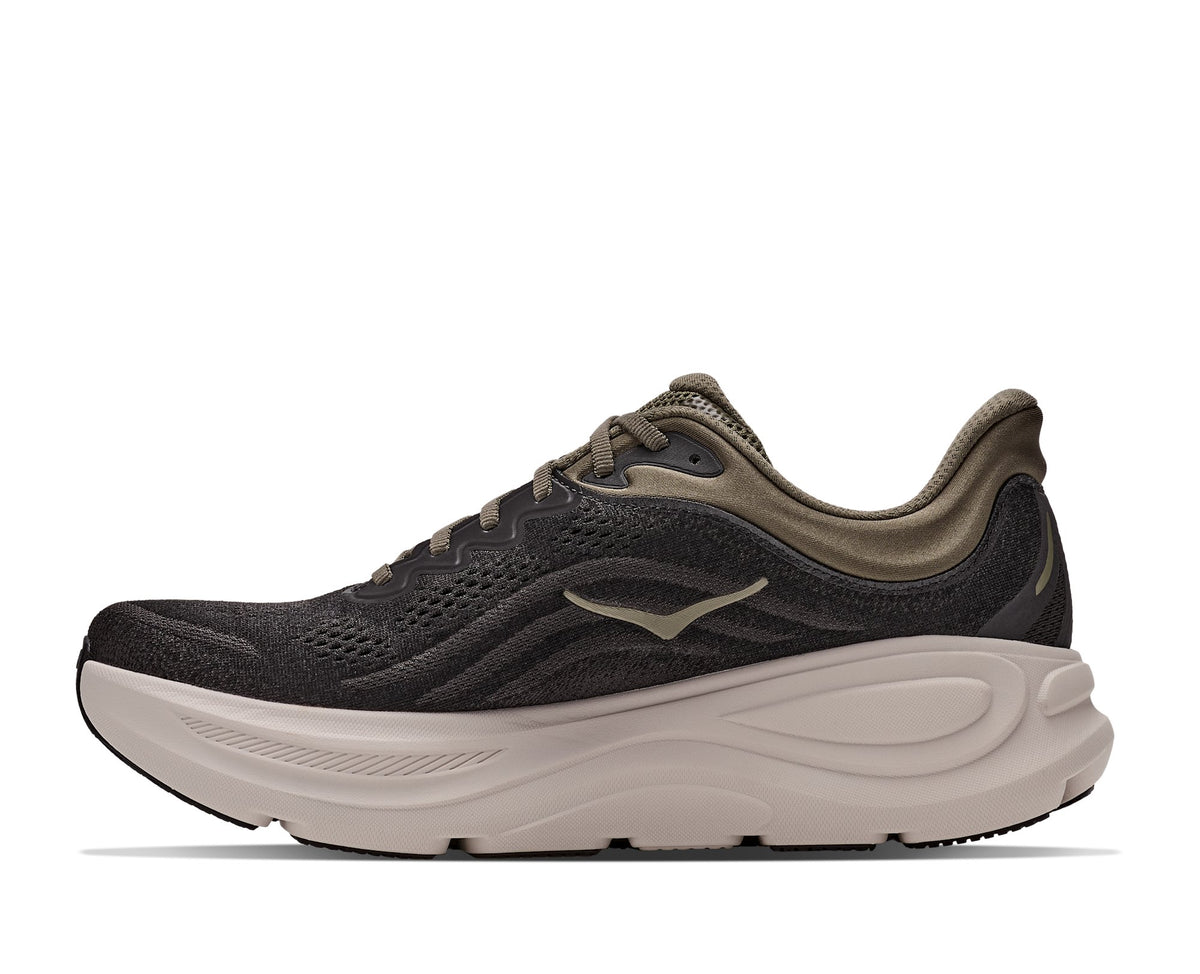 HOKA Bondi 9 (Men's) - Black / River Rock Grey - view 8