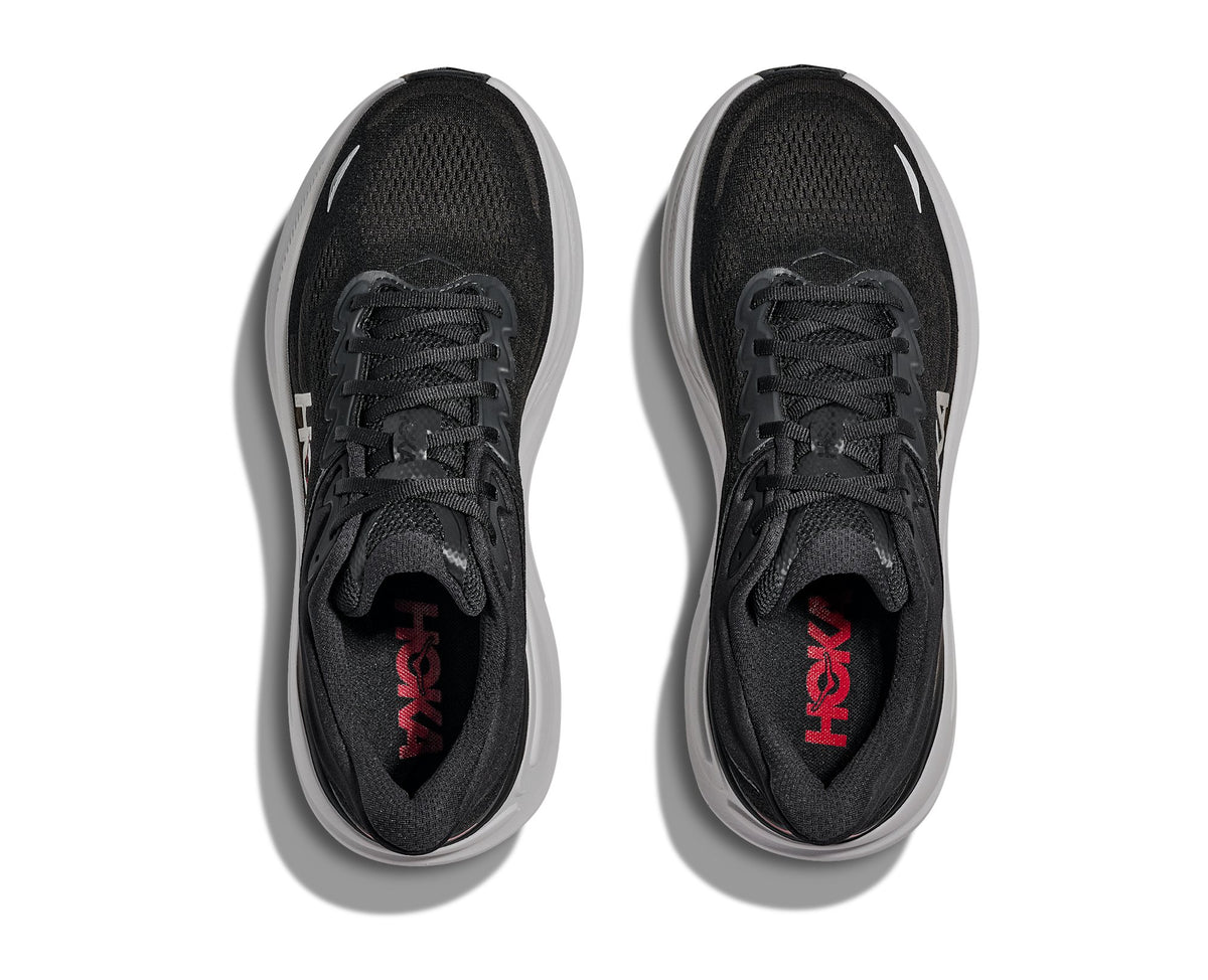 HOKA Bondi 9 (Men's) - Black / Vermillion - view 2