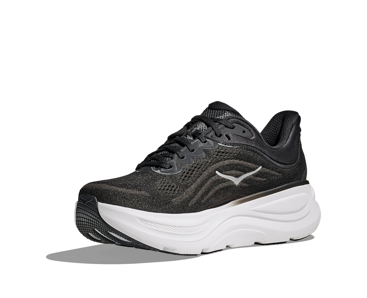 HOKA Bondi 9 (Men's) - Black / Vermillion - view 3