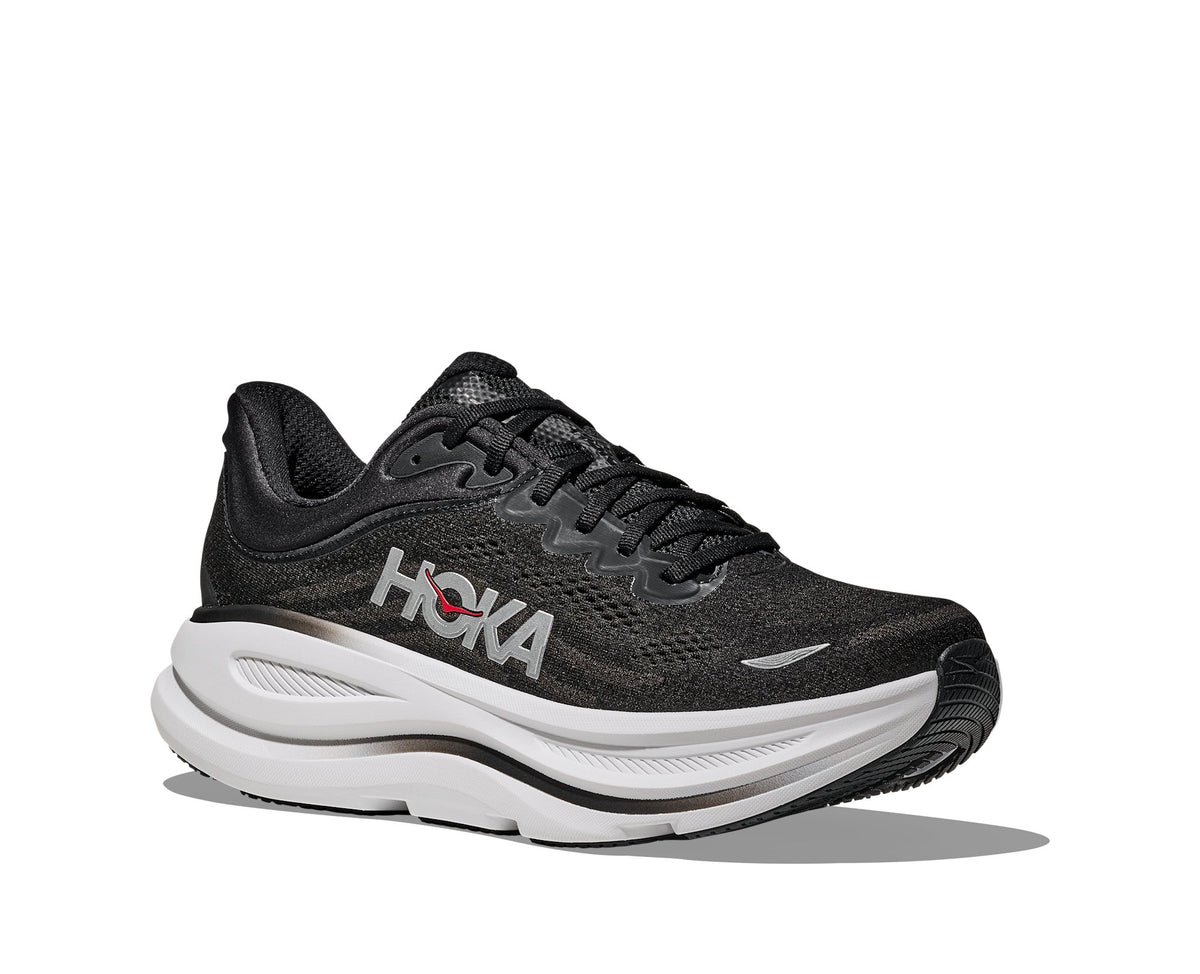 HOKA Bondi 9 (Men's) - Black / Vermillion - view 6