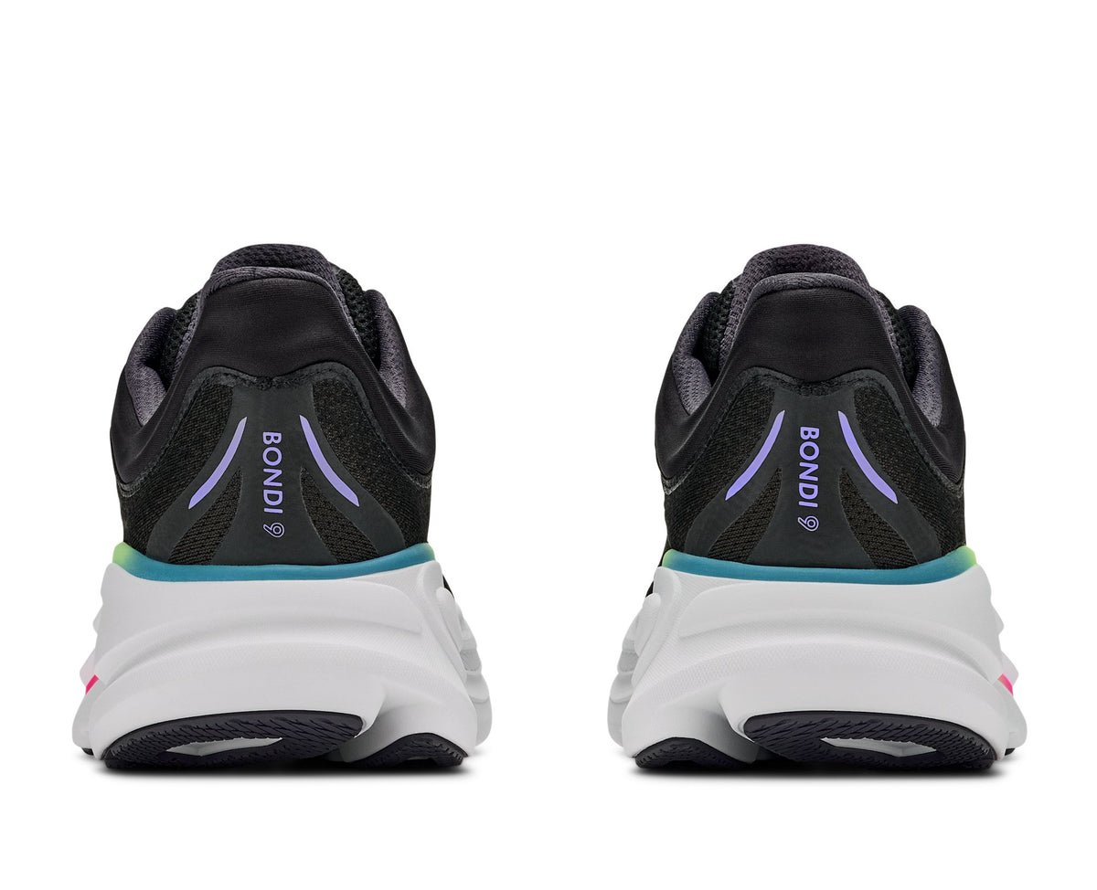 HOKA Bondi 9 (Men's) - Black / Neon Yuzu - view 5