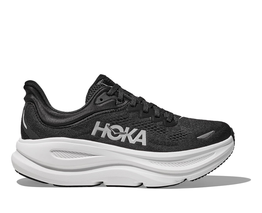 HOKA Bondi 9 (Men's) - Black / White - view 1
