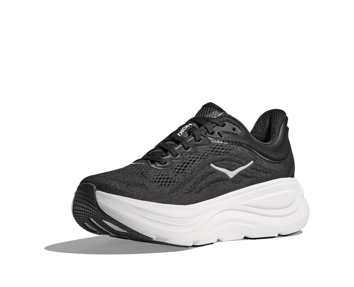 HOKA Bondi 9 (Men's) - Black / White - view 3
