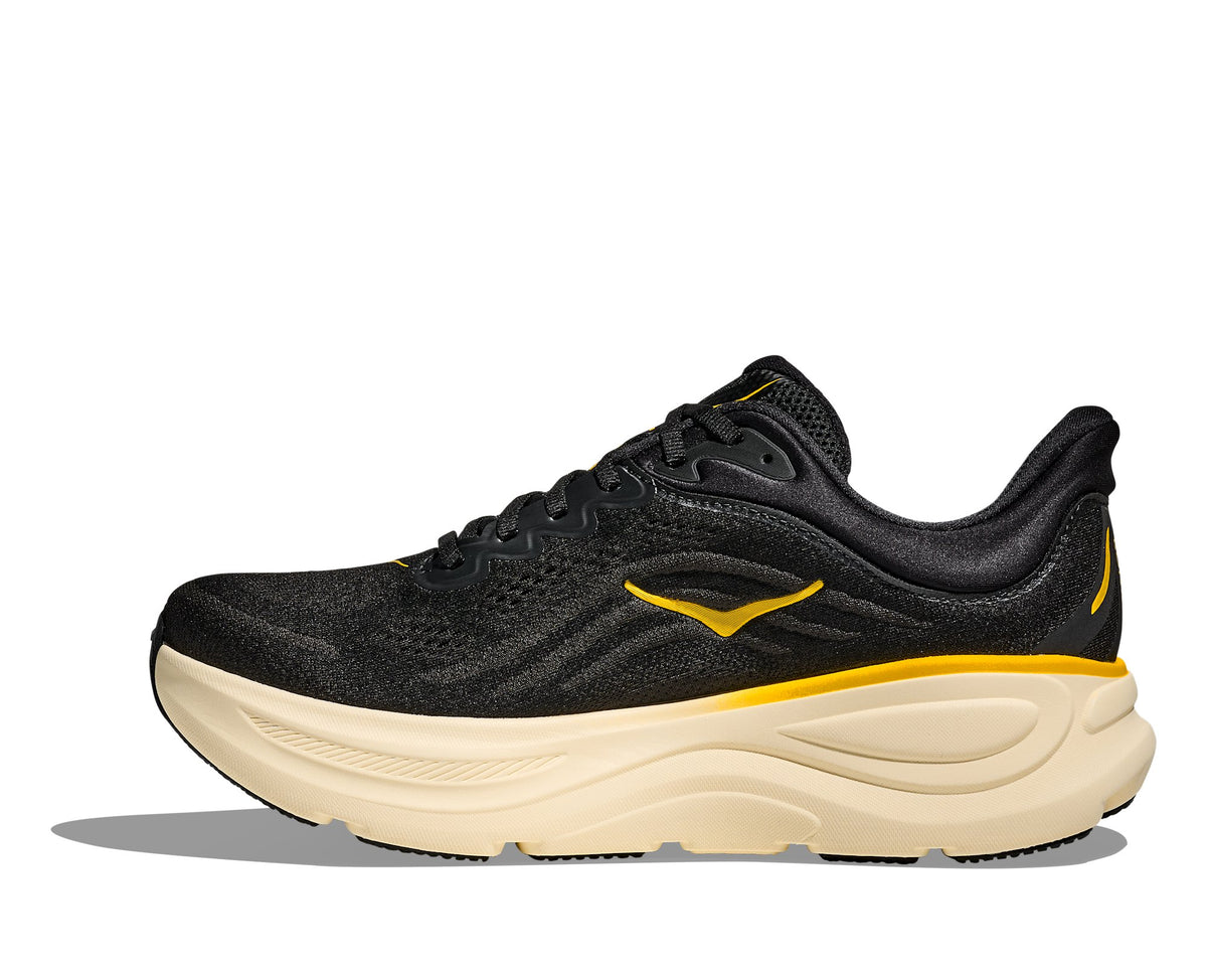 HOKA Bondi 9 (Men's) - Carbon Black / Yellow Gold - view 8