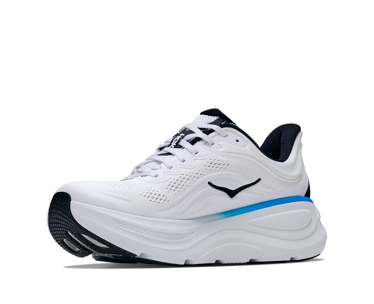 HOKA Bondi 9 (Men's) - Frost / Black - view 3