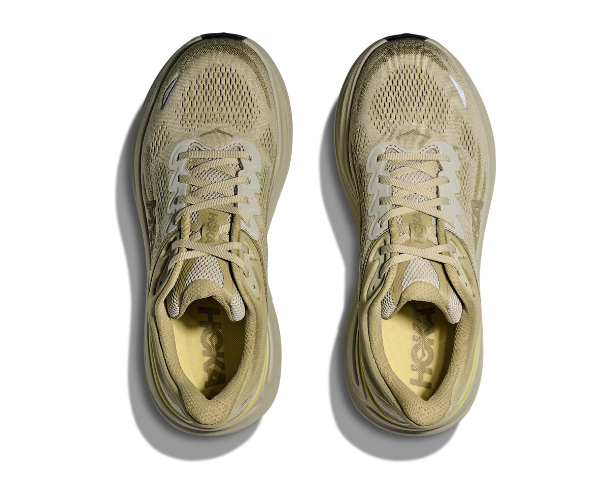 HOKA Bondi 9 (Men's) - Grassland / Oyster Mushroom - view 2