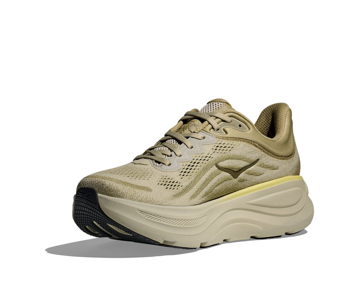 HOKA Bondi 9 (Men's) - Grassland / Oyster Mushroom - view 3