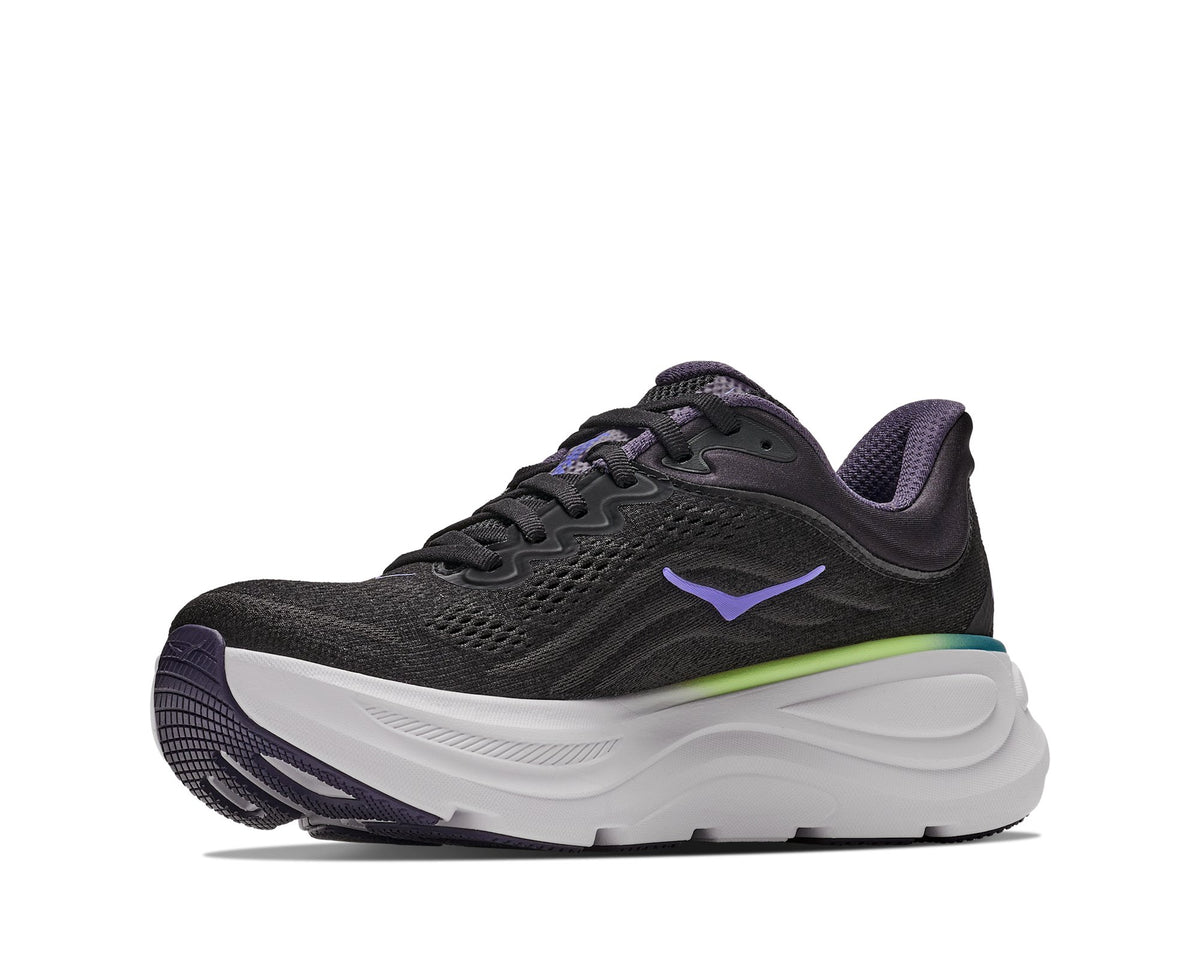 HOKA Bondi 9 (Women's) - Black / Neon Dragonfruit - view 3