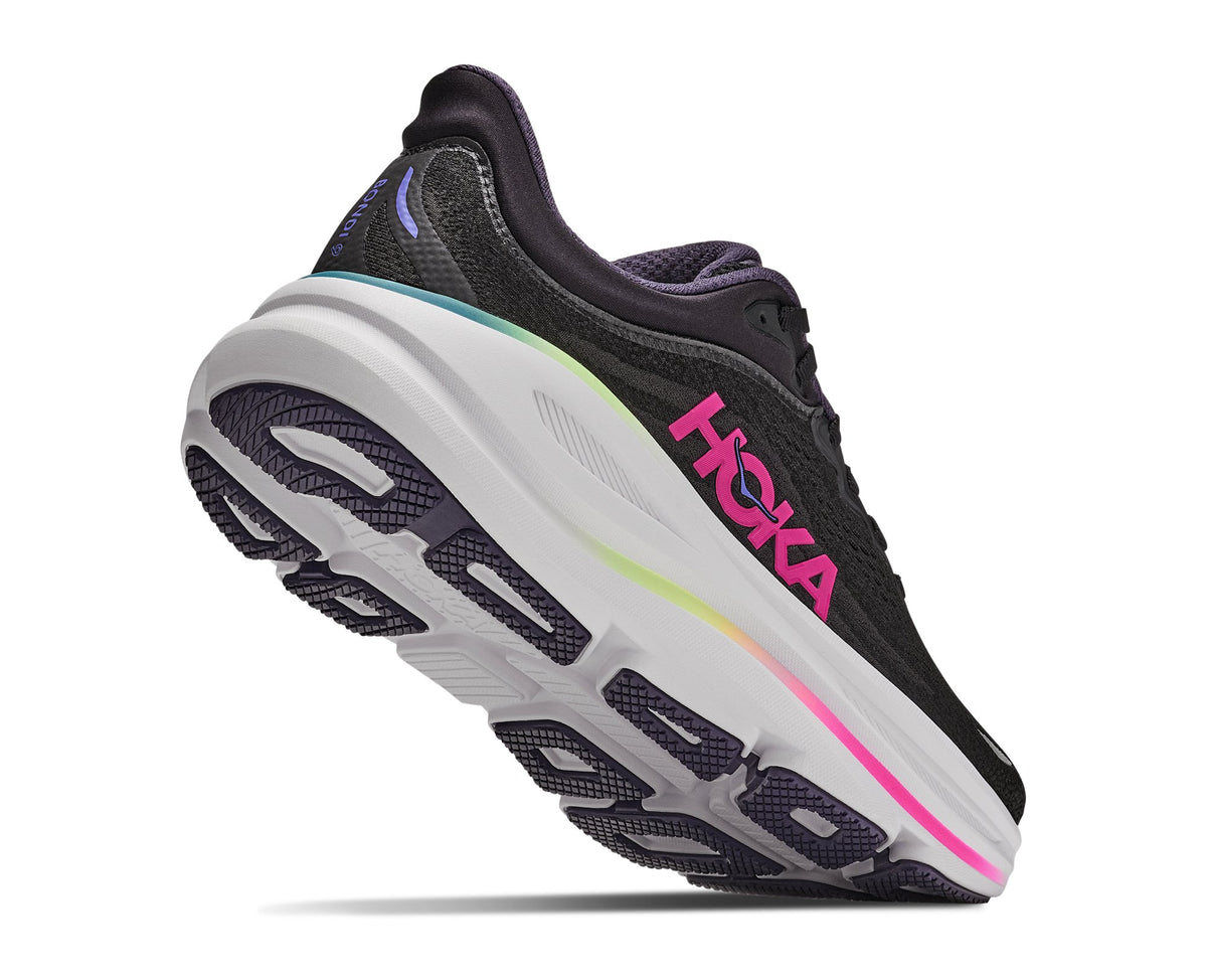 HOKA Bondi 9 (Women's) - Black / Neon Dragonfruit - view 4