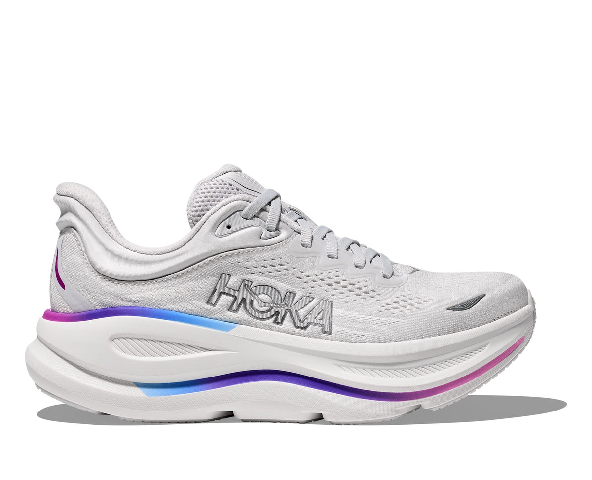 HOKA Bondi 9 (Women's) - Cosmic Grey / White - view 1