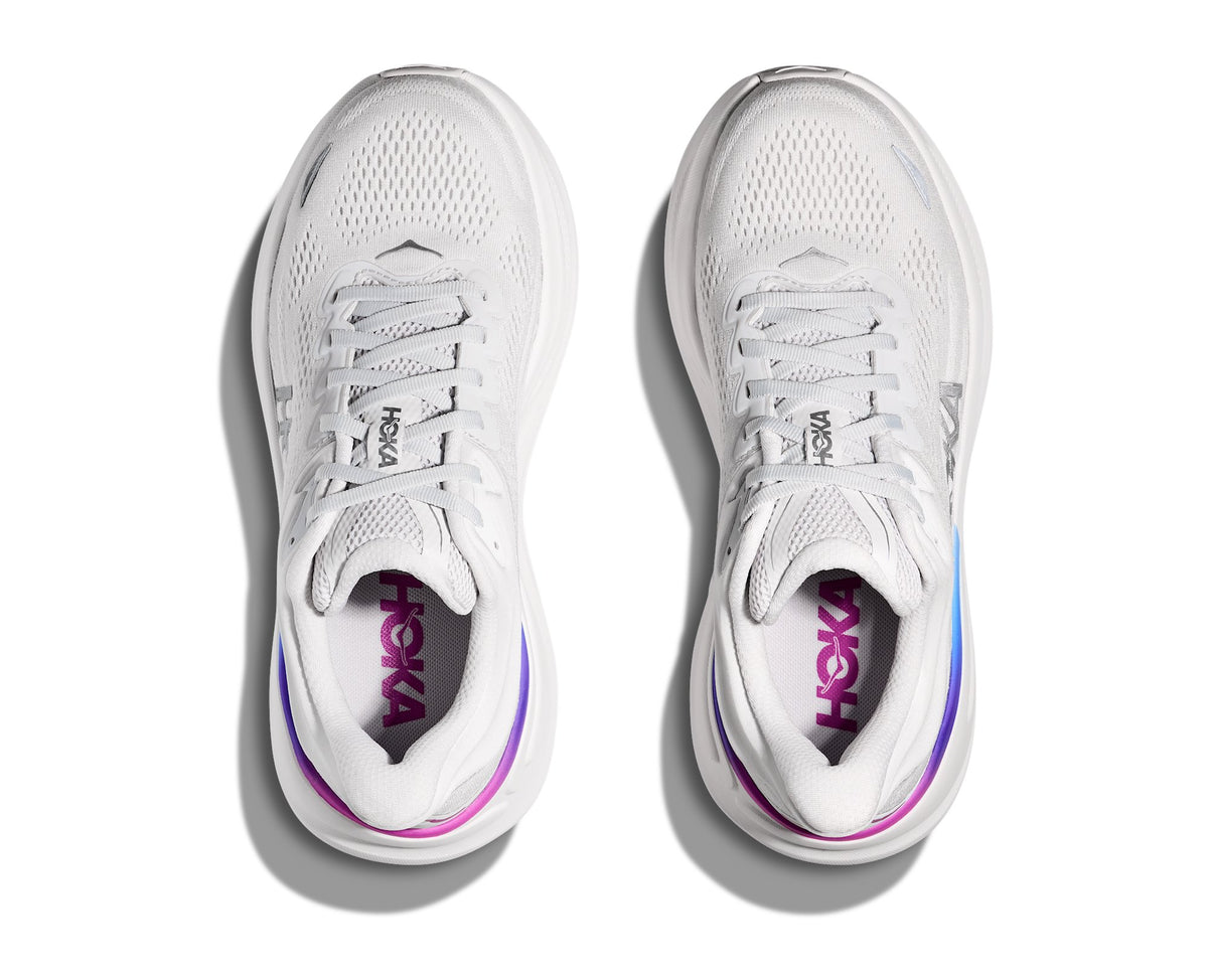 HOKA Bondi 9 (Women's) - Cosmic Grey / White - view 2