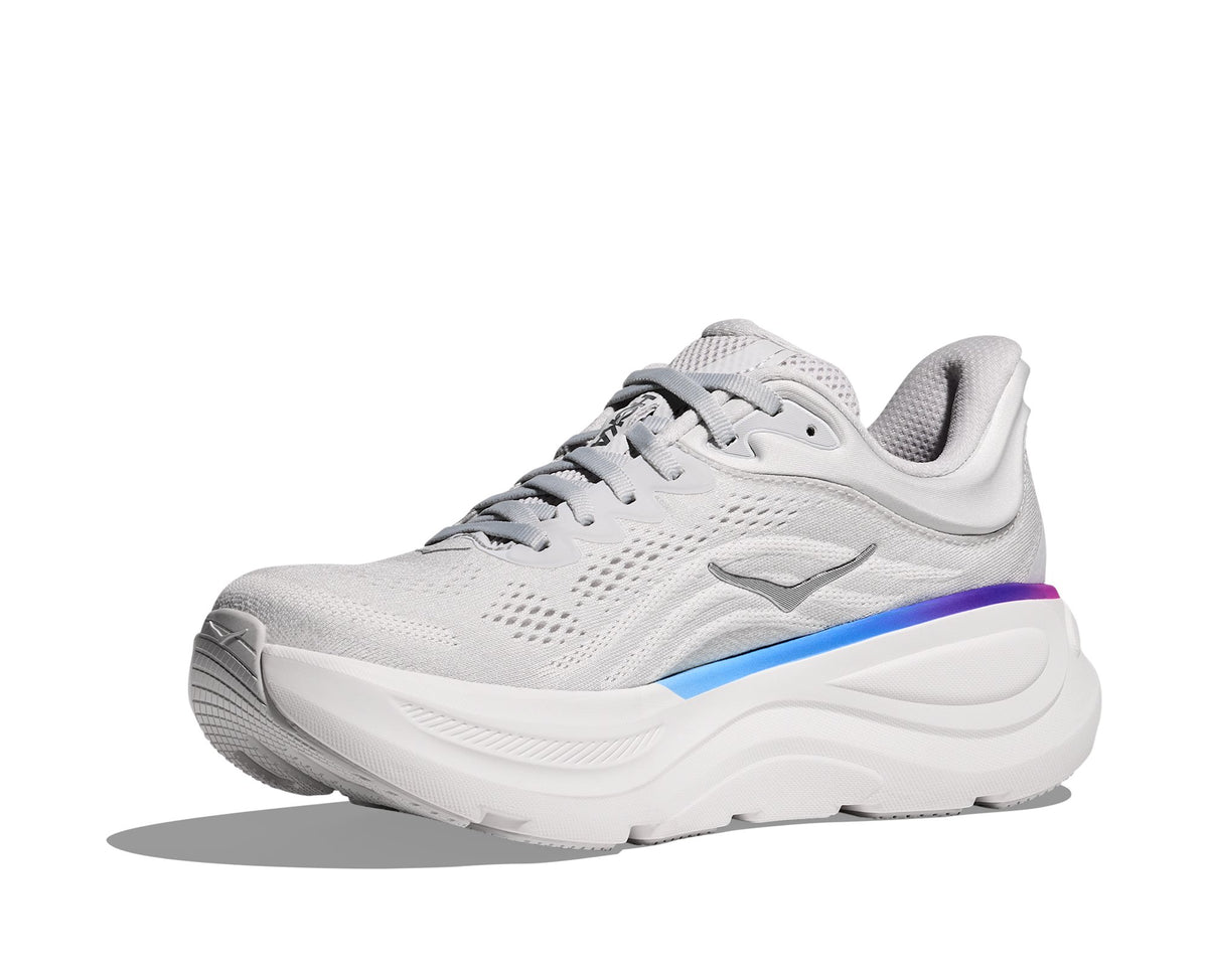HOKA Bondi 9 (Women's) - Cosmic Grey / White - view 3