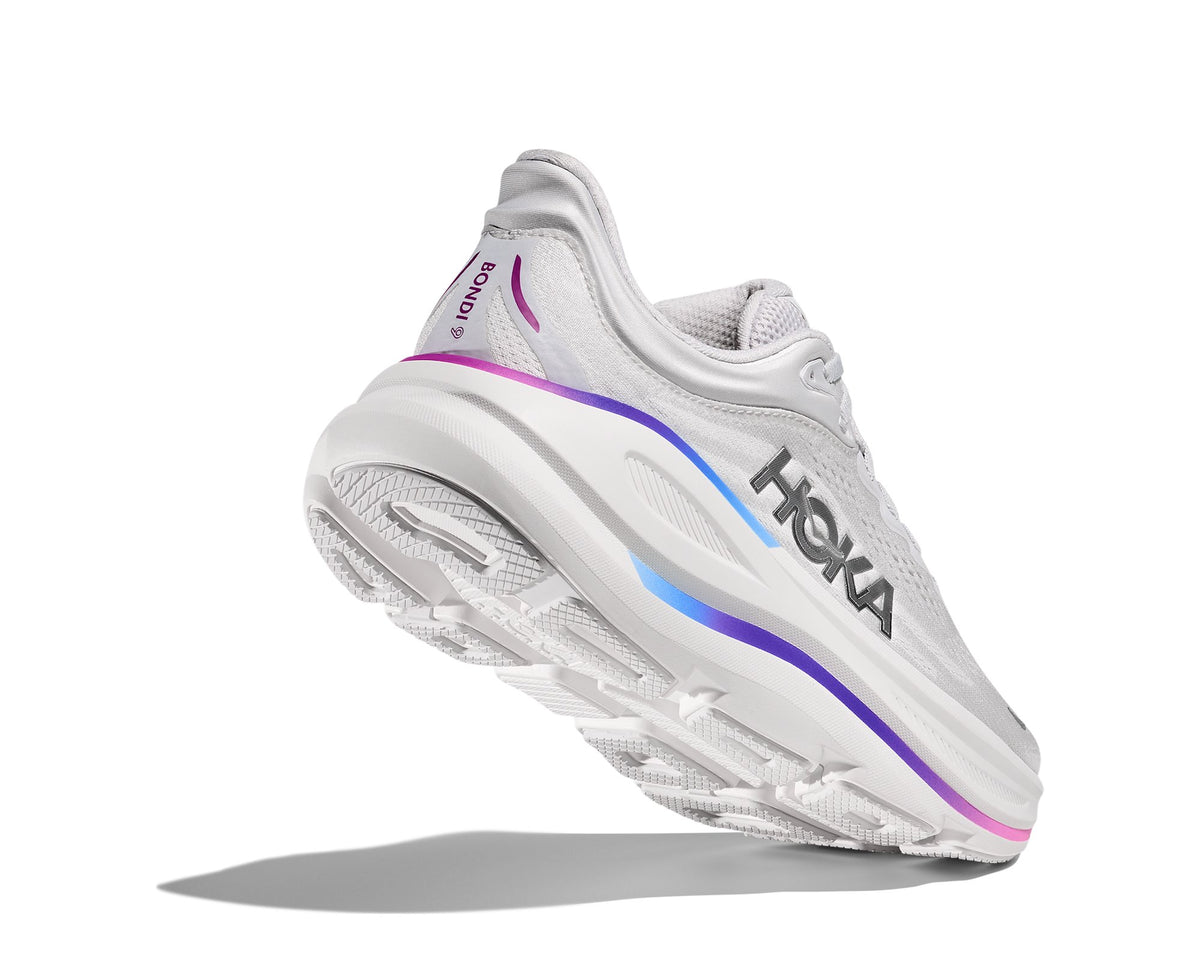 HOKA Bondi 9 (Women's) - Cosmic Grey / White - view 4