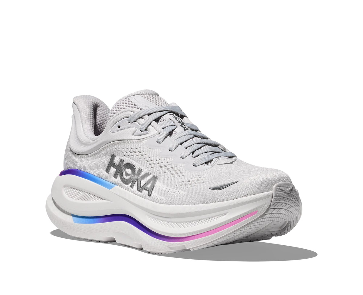 HOKA Bondi 9 (Women's) - Cosmic Grey / White - view 6