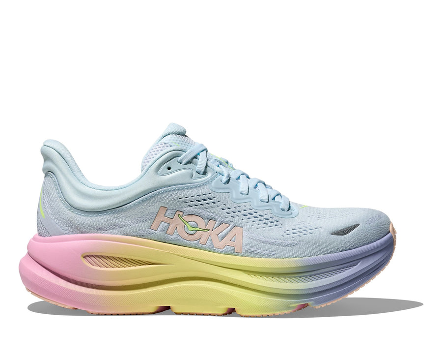 HOKA Bondi 9 (Women's) - Glimmering Blue / Overcast - view 1