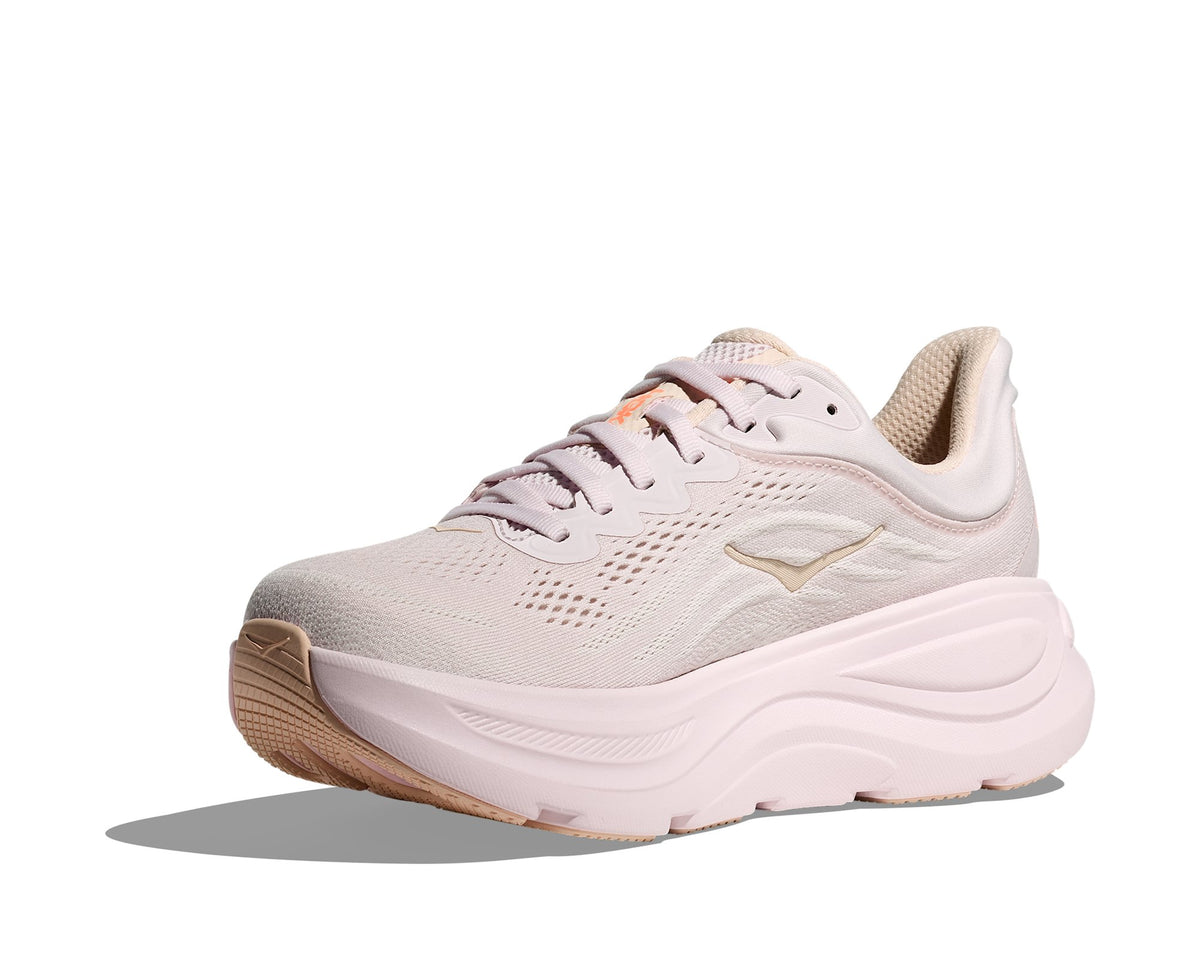 HOKA Bondi 9 (Women's) - Lilac Cream / Tangerine Glow - view 3