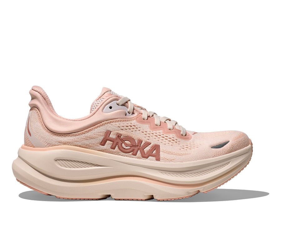 HOKA Bondi 9 (Women's) - Rose Latte / Rose Cream - view 1