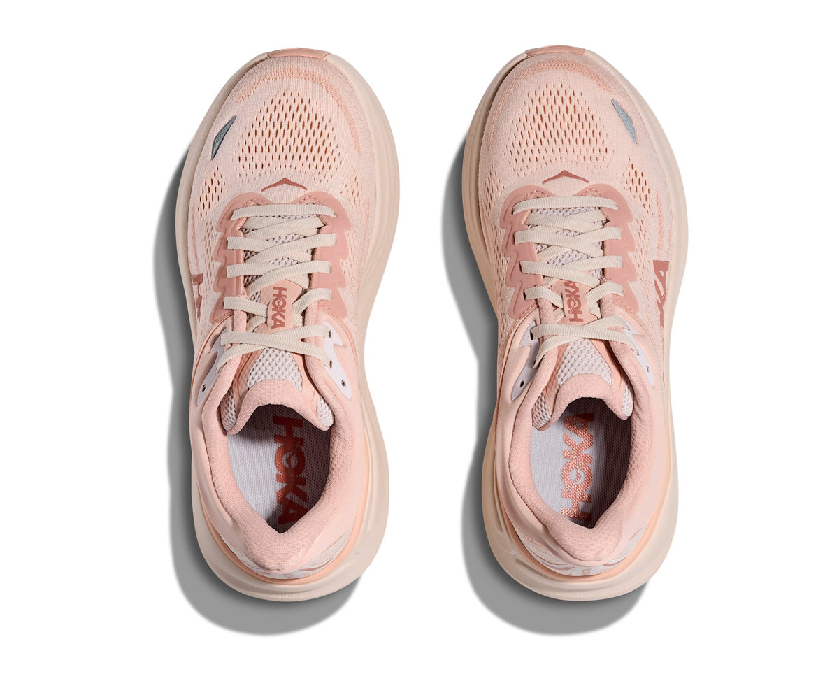 HOKA Bondi 9 (Women's) - Rose Latte / Rose Cream - view 2