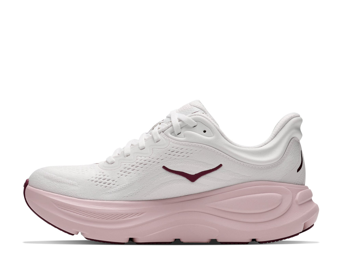 HOKA Bondi 9 (Women's) - White / Pink Opal - view 8