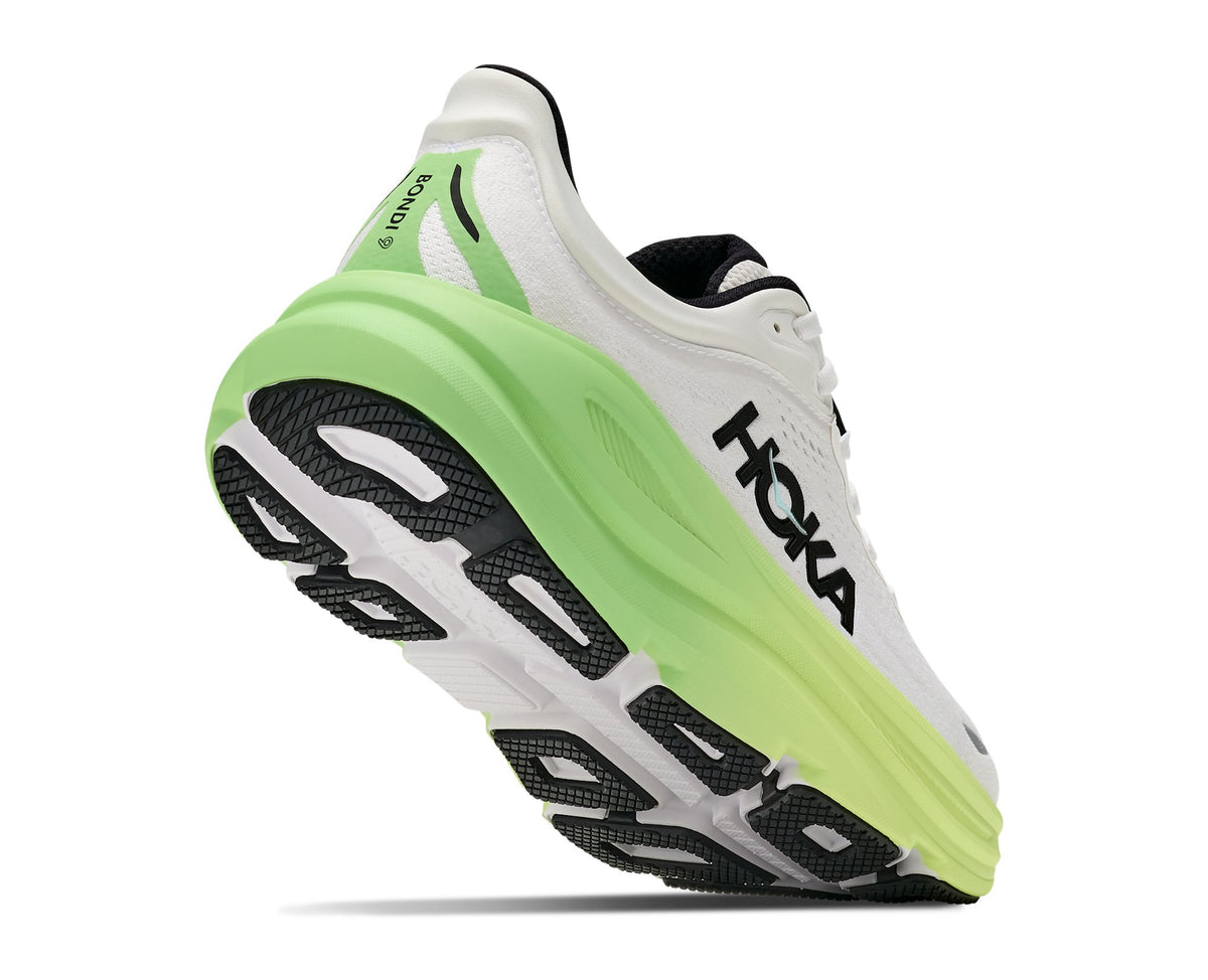 HOKA Bondi 9 (Women's) - White / Tart Apple - view 4