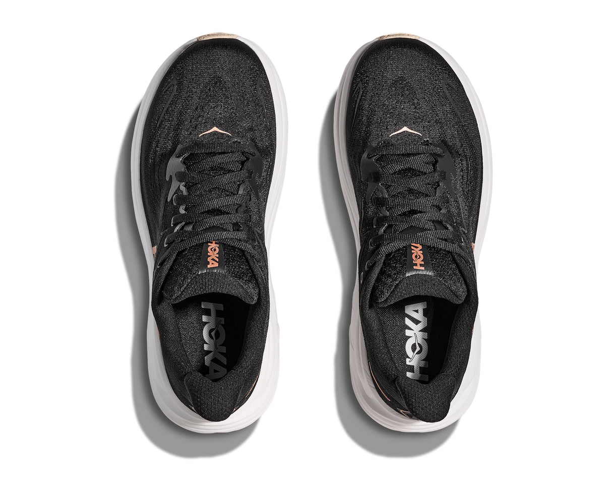 HOKA Clifton 10 (Women's) - Black / Rose Gold - view 2