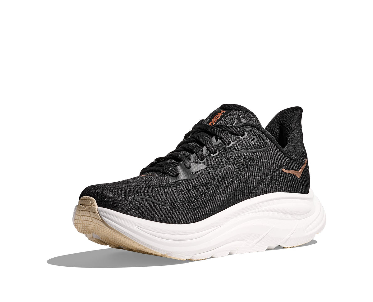 HOKA Clifton 10 (Women's) - Black / Rose Gold - view 3
