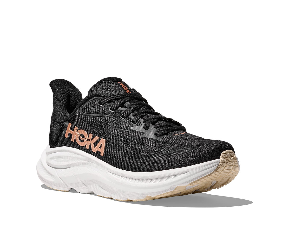 HOKA Clifton 10 (Women's) - Black / Rose Gold - view 6