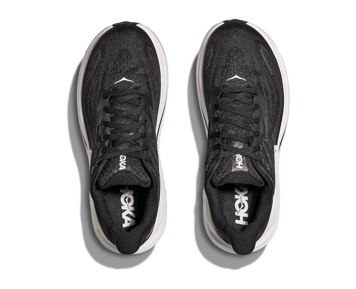 HOKA Clifton 10 (Women's) - Black / White - view 2