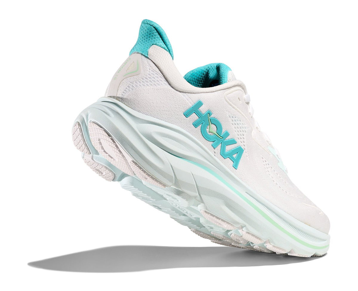 HOKA Clifton 10 (Women's) - White / Cielo Blue - view 4