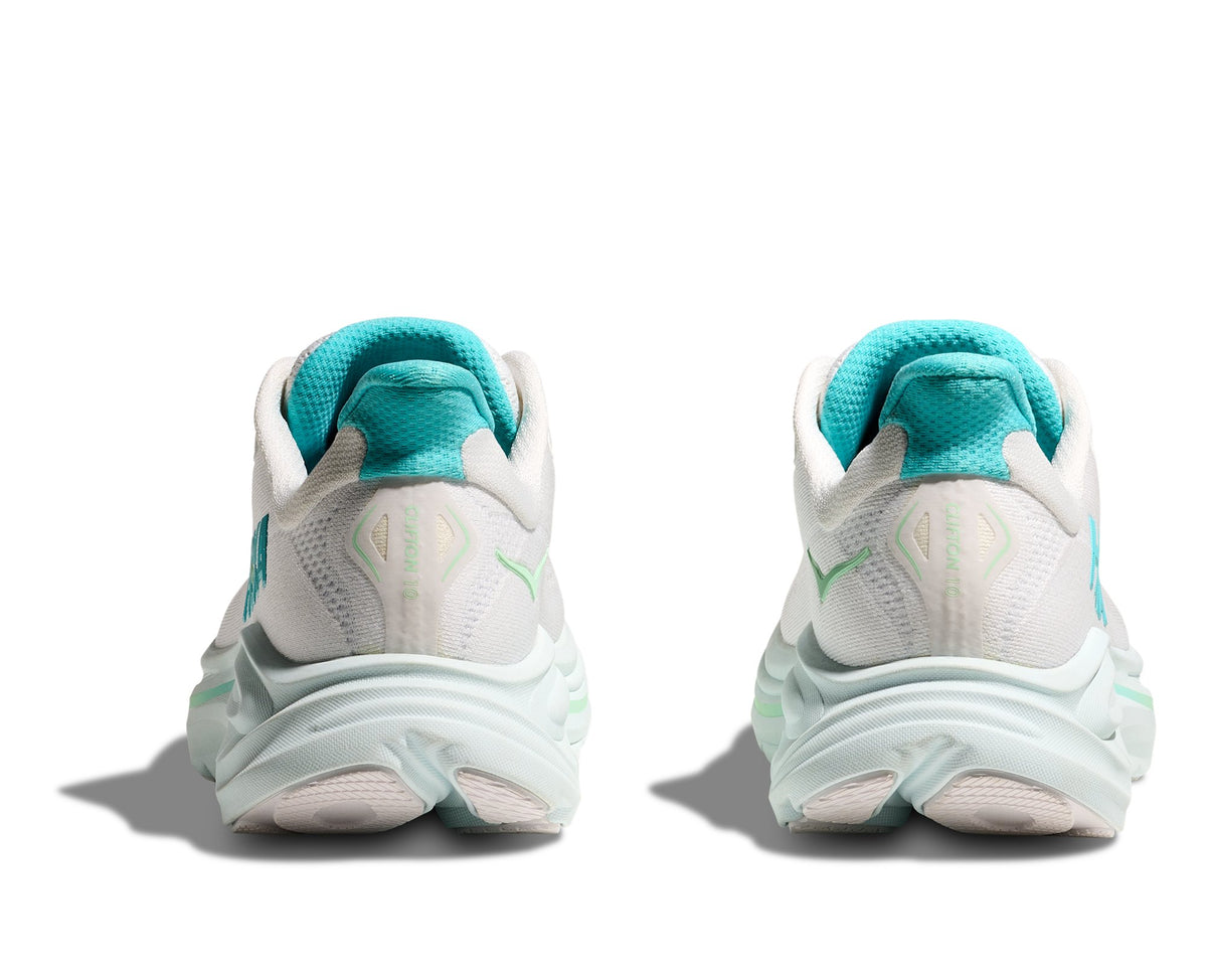 HOKA Clifton 10 (Women's) - White / Cielo Blue - view 5