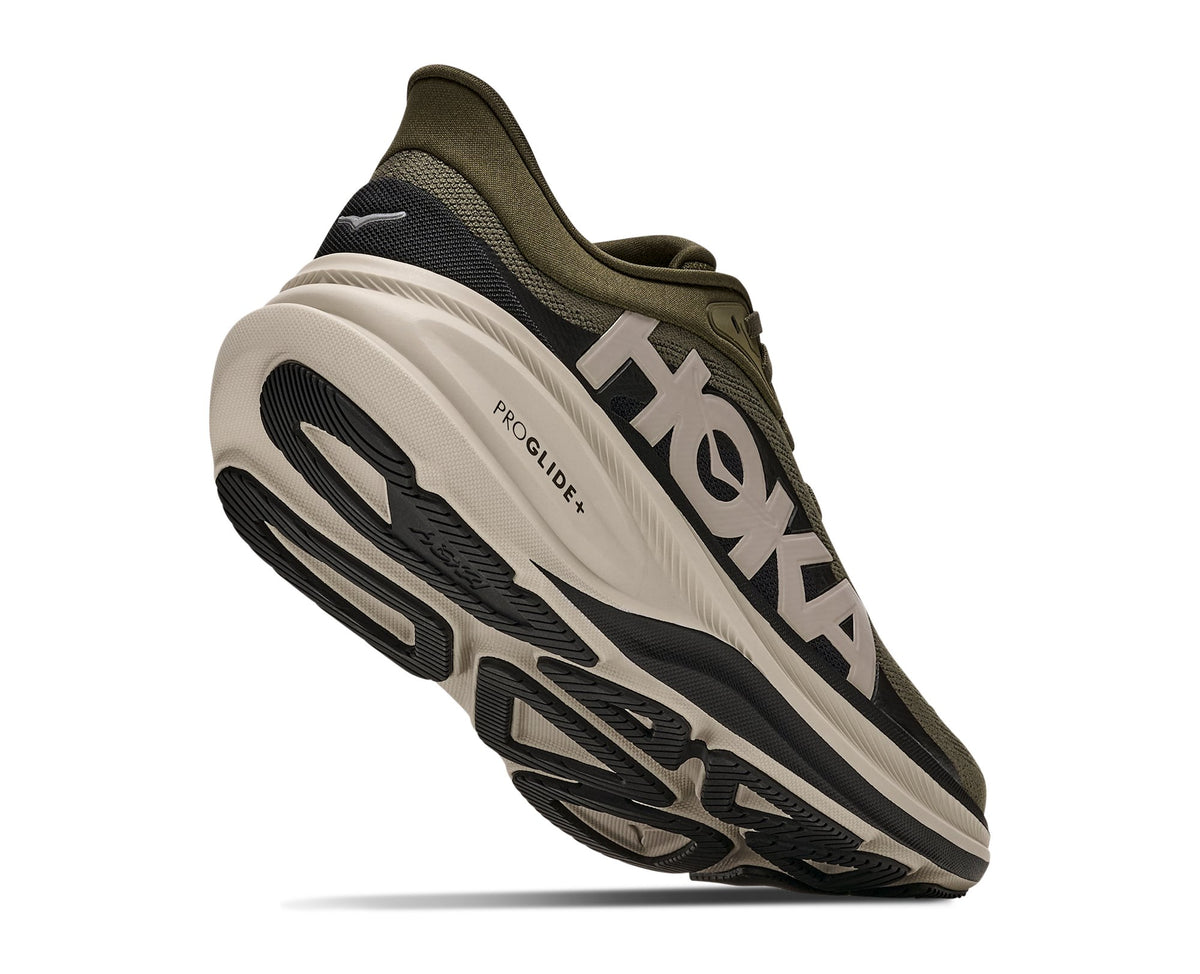HOKA Clifton Pro (Women's) - Antique Olive / River Rock Grey - view 3