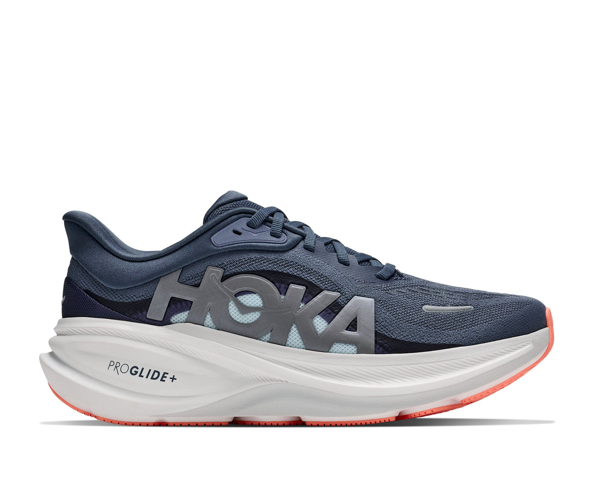 HOKA Clifton Pro (Women's) - Faded Navy / Glimmering Blue - view 1