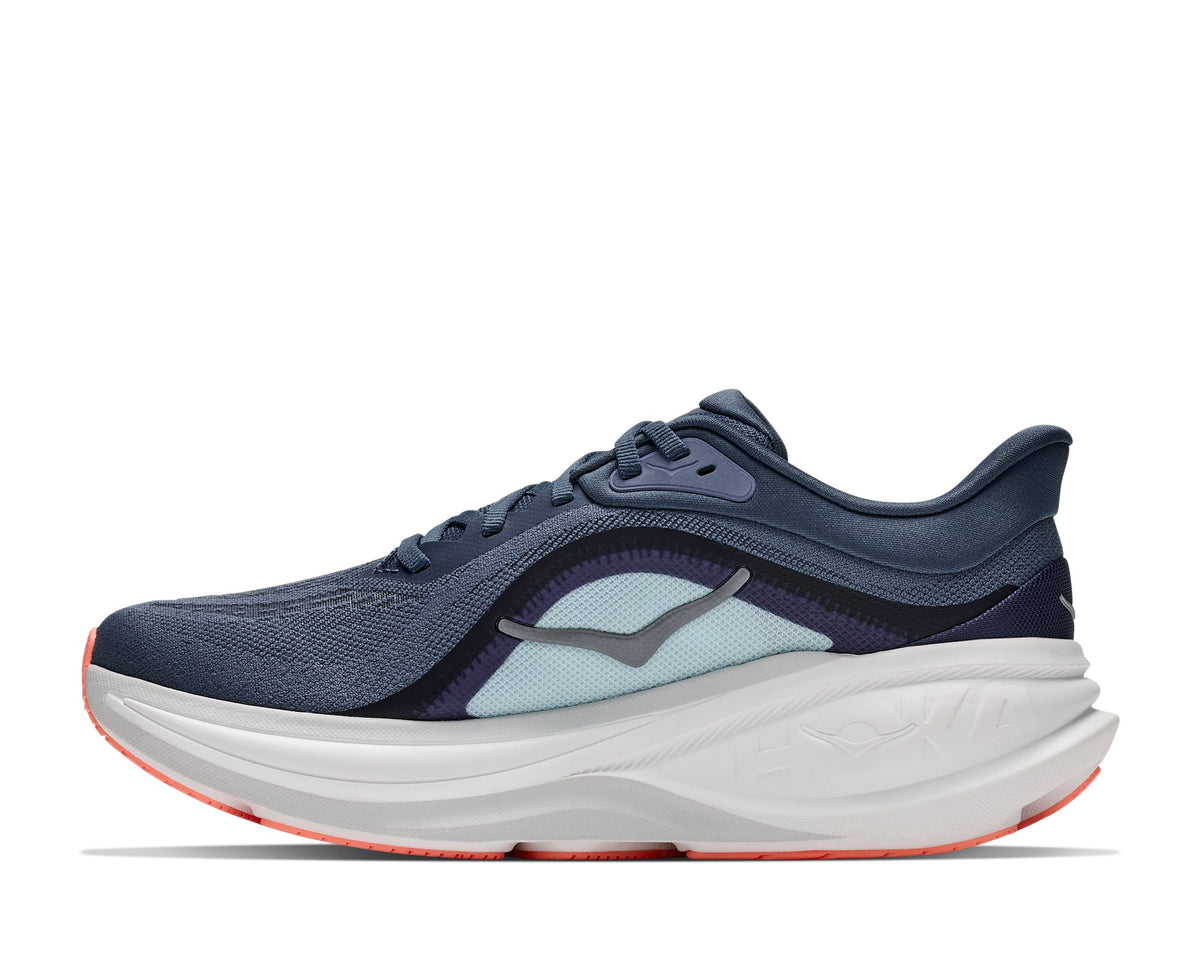 HOKA Clifton Pro (Women's) - Faded Navy / Glimmering Blue - view 7