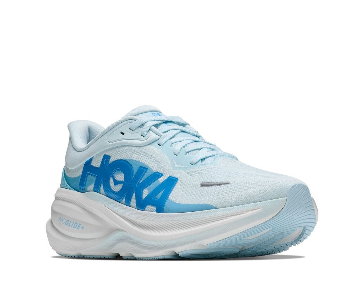 HOKA Clifton Pro (Women's) - Glimmering Blue / Soaring Blue - view 5