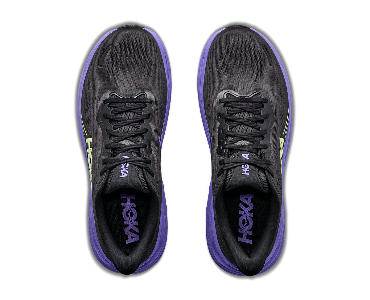 HOKA Clifton 11 (Men's) - Black / Neon Yuzu - view 2