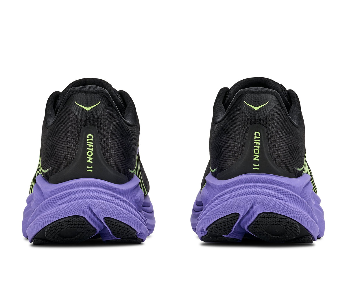 HOKA Clifton 11 (Men's) - Black / Neon Yuzu - view 5