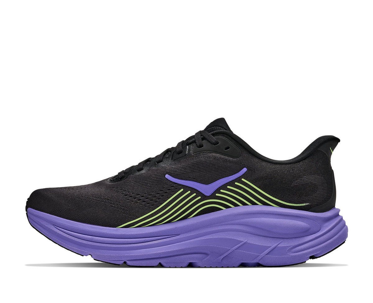 HOKA Clifton 11 (Men's) - Black / Neon Yuzu - view 8