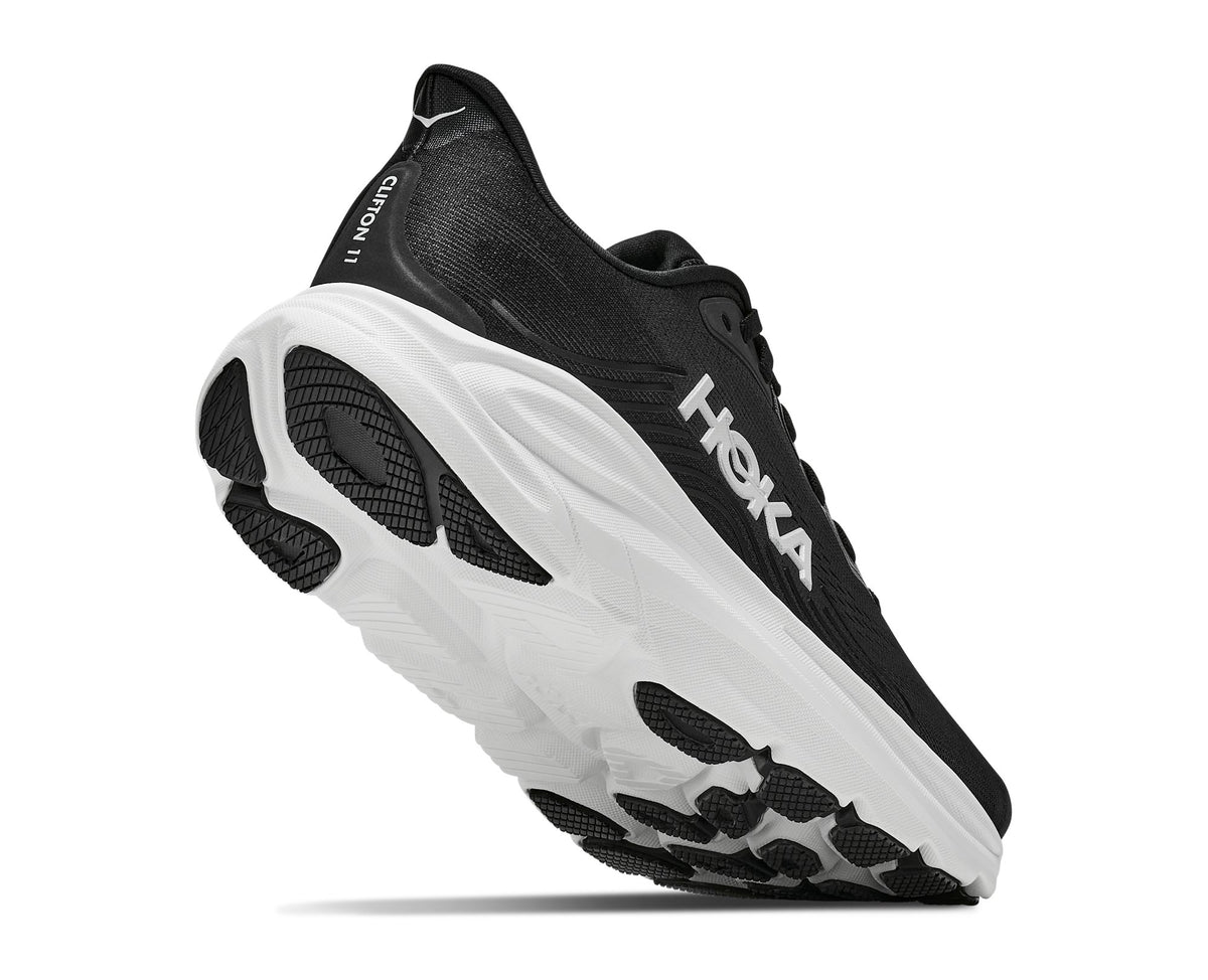 HOKA Clifton 11 (Men's) - Black / White - view 3