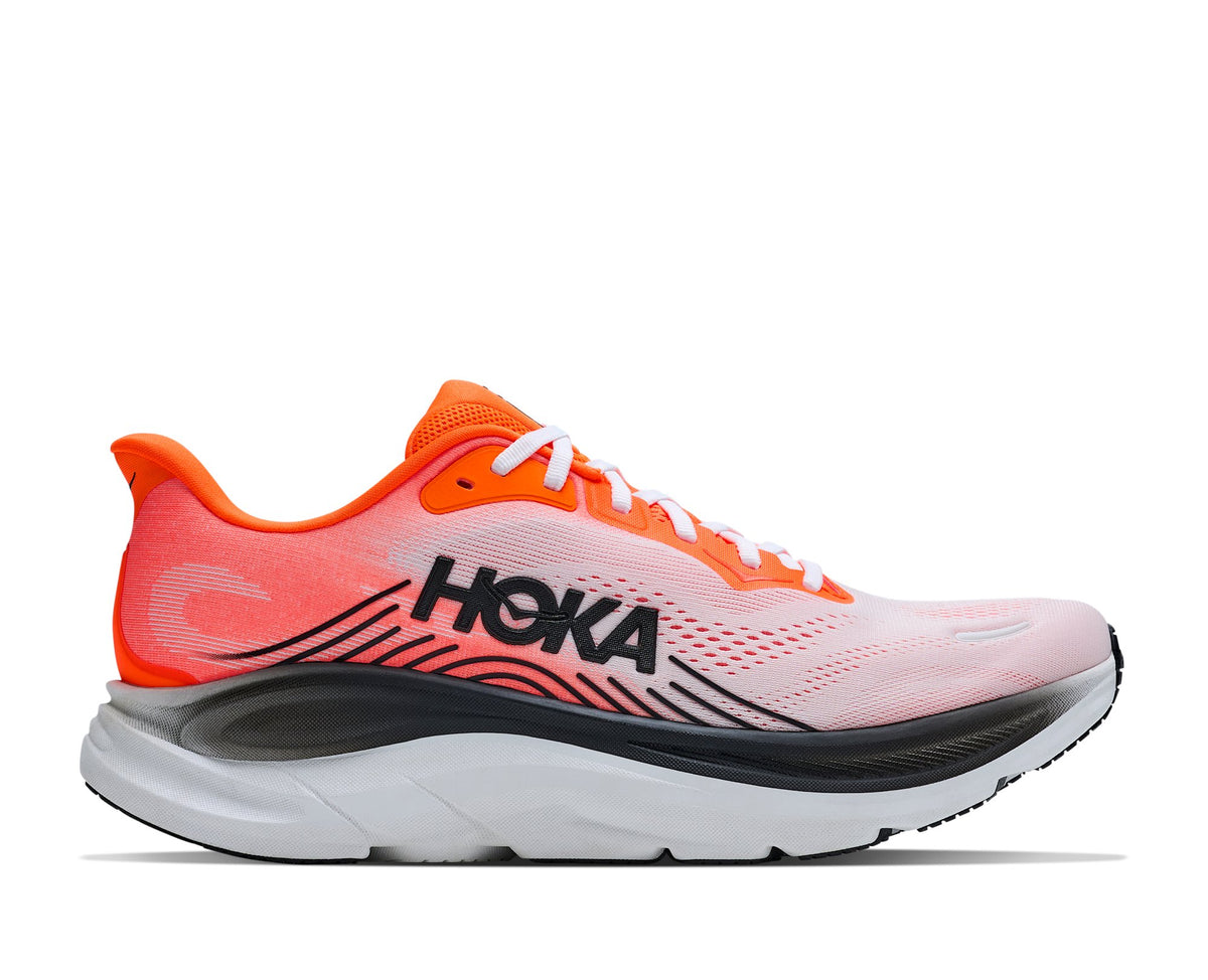 HOKA Clifton 11 (Men's) - Neon Tangerine / Frost - view 1