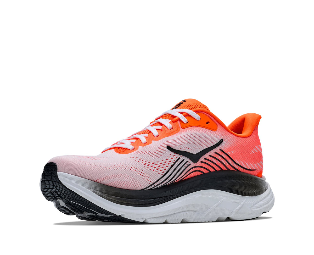 HOKA Clifton 11 (Men's) - Neon Tangerine / Frost - view 3