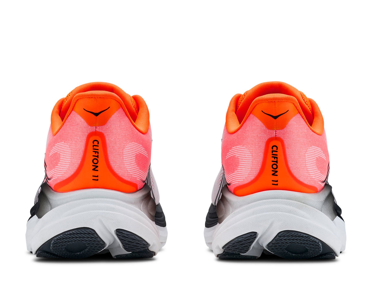 HOKA Clifton 11 (Men's) - Neon Tangerine / Frost - view 5