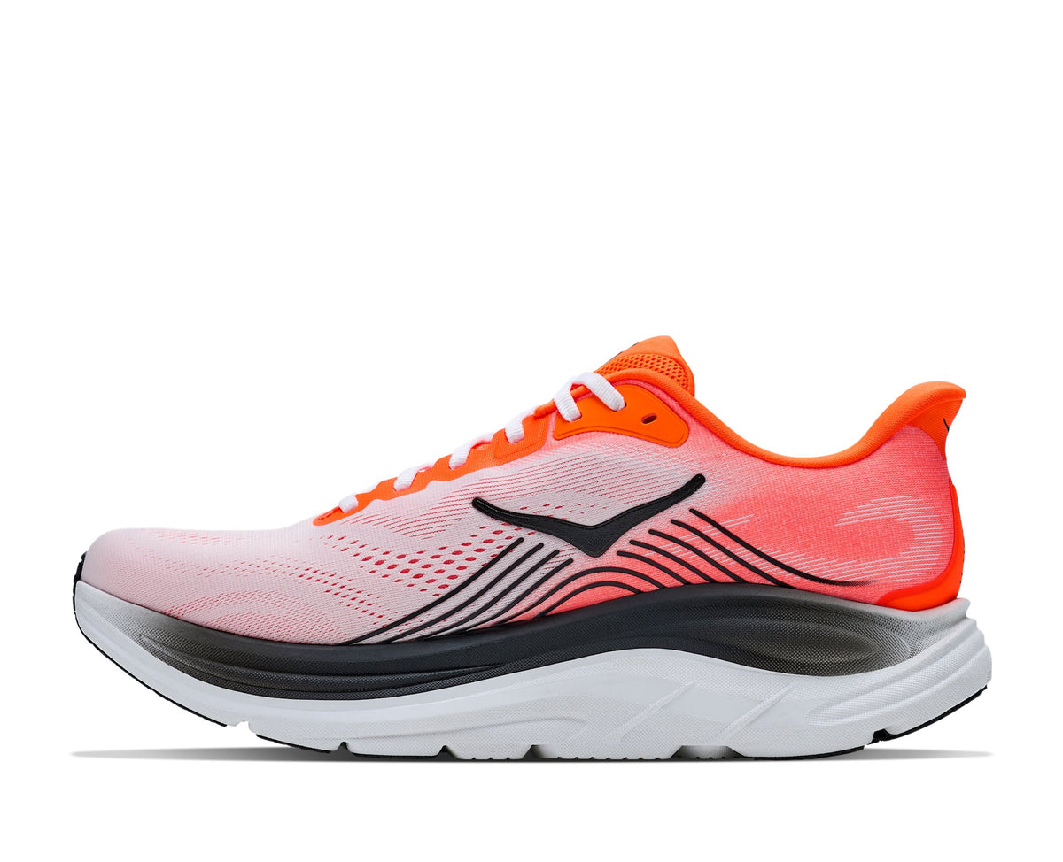 HOKA Clifton 11 (Men's) - Neon Tangerine / Frost - view 8
