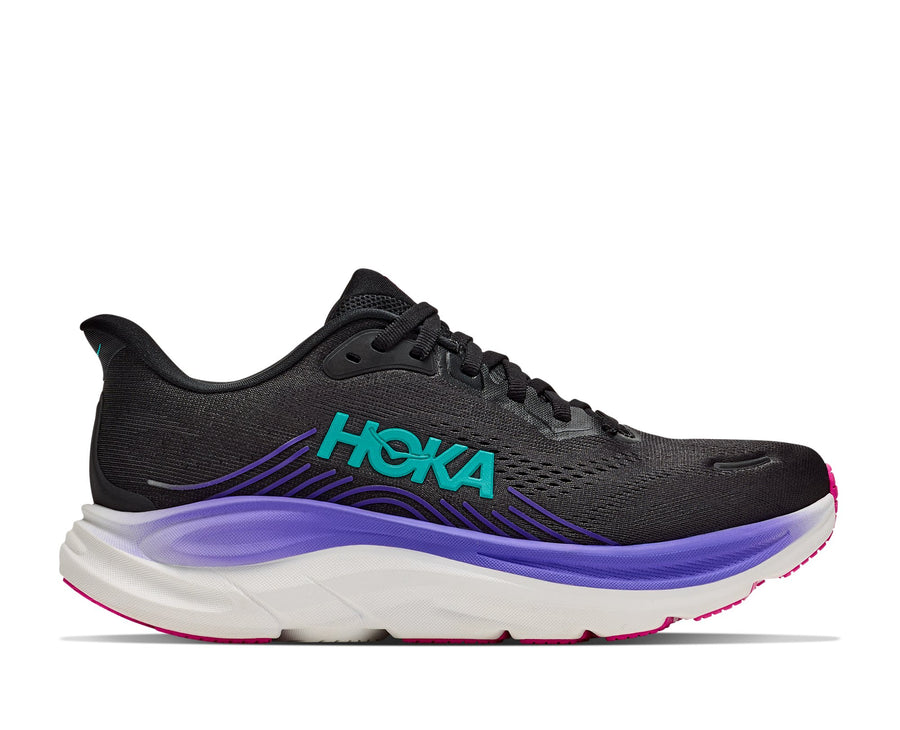 HOKA Clifton 11 (Women's) - Black / Neon Nebula - view 1