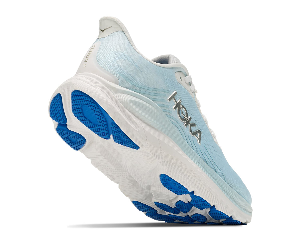 HOKA Clifton 11 (Women's) - Frost / Glimmering Blue - view 3